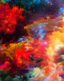 Das Cosmic Sky Wallpaper 128x160