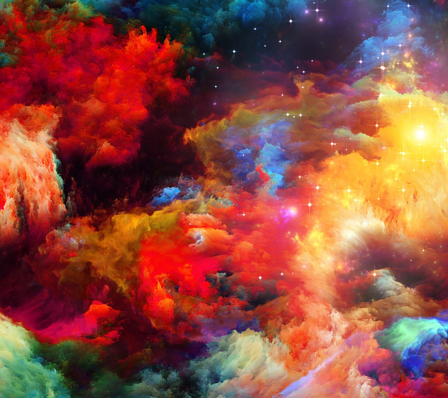 Cosmic Sky wallpaper 1440x1280
