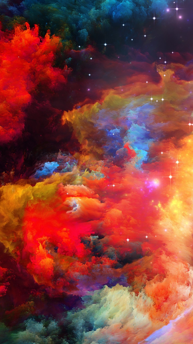 Das Cosmic Sky Wallpaper 750x1334