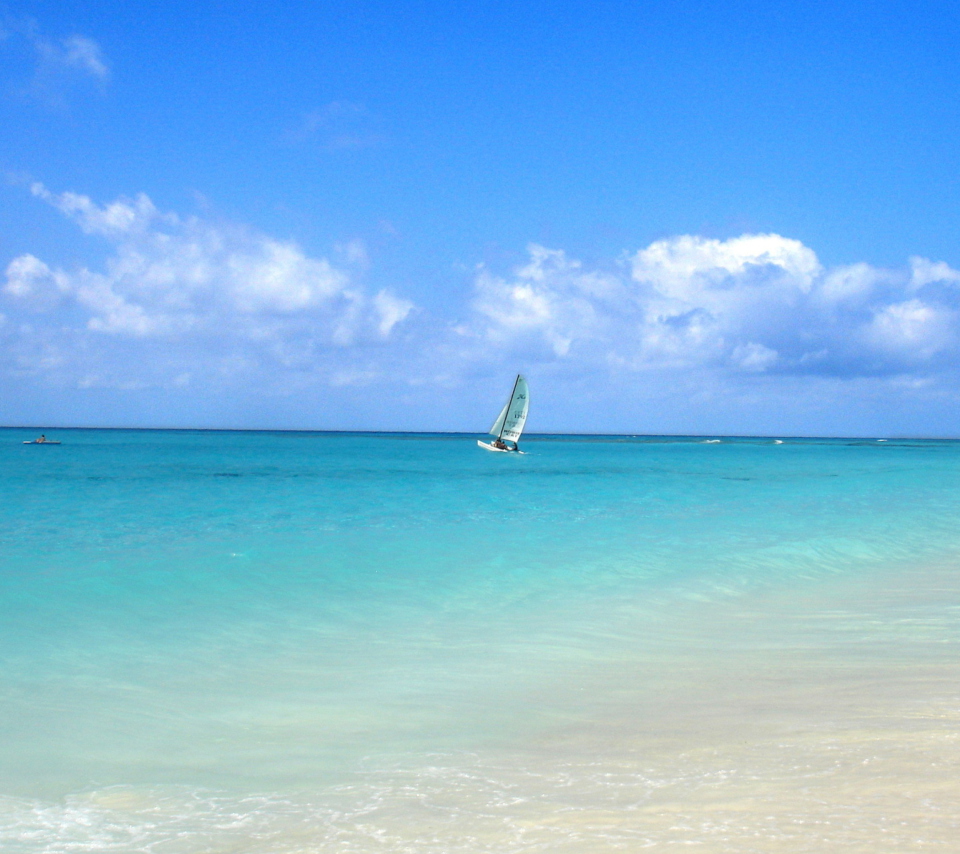 Sailing In Paradise wallpaper 960x854