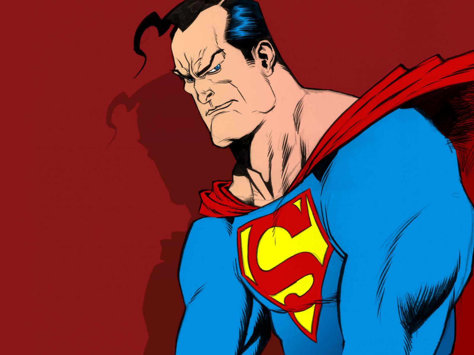 Superman Comic Art wallpaper 1600x1200