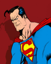 Обои Superman Comic Art 176x220