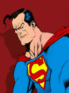 Superman Comic Art wallpaper 240x320