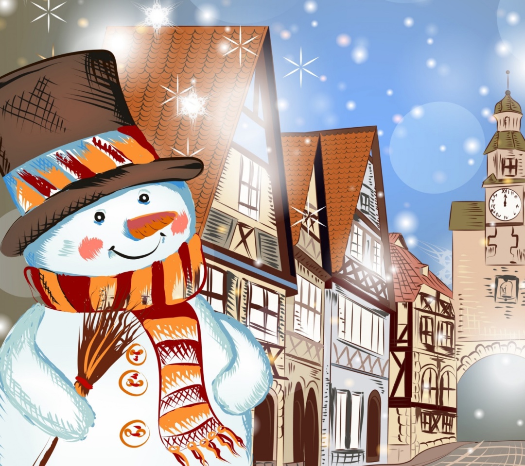 Обои Christmas in Nuremberg 1080x960