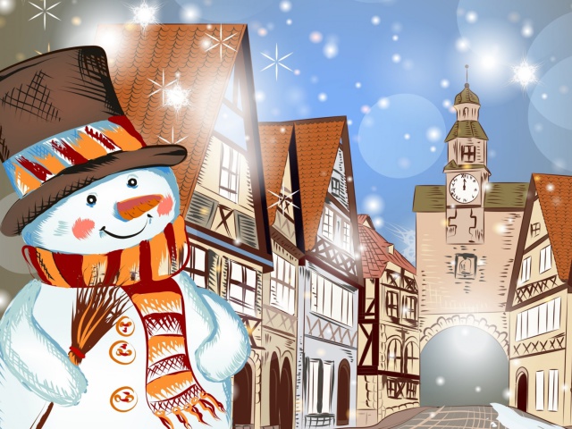 Christmas in Nuremberg wallpaper 640x480