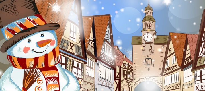 Screenshot №1 pro téma Christmas in Nuremberg 720x320