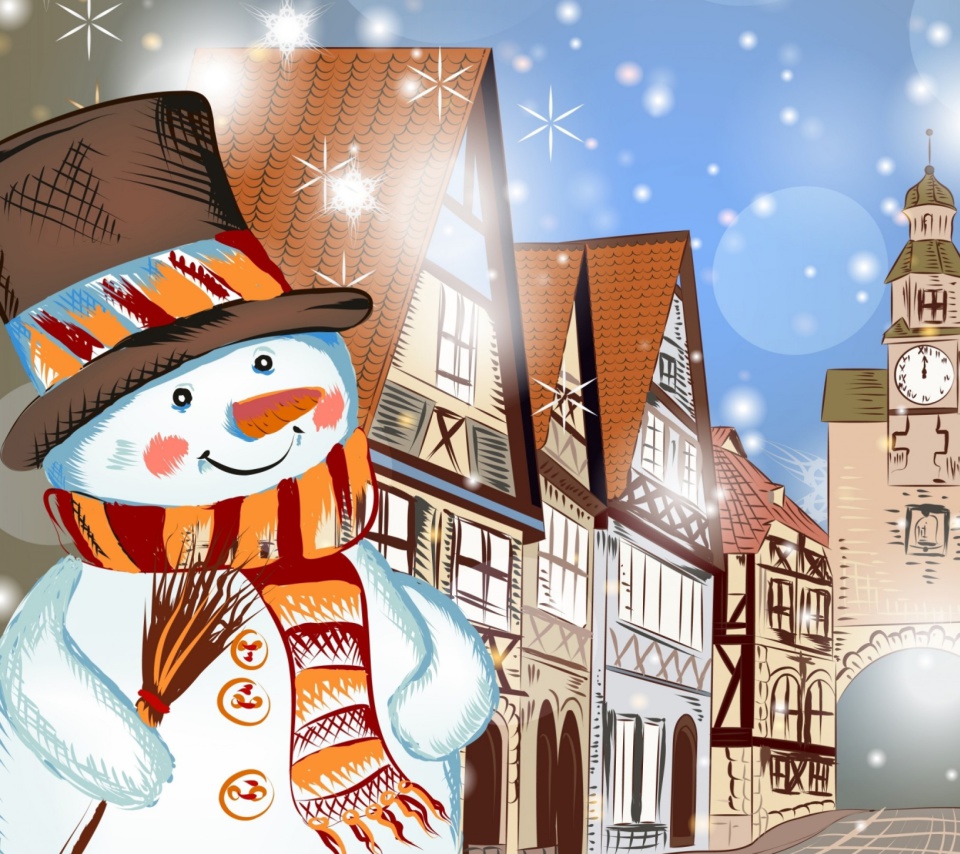 Das Christmas in Nuremberg Wallpaper 960x854