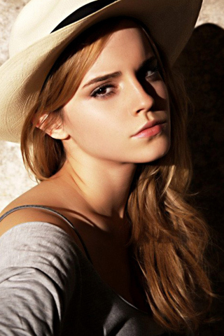 Cute Emma Watson wallpaper 320x480