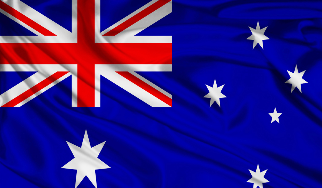 Обои Flag Of Australia 1024x600