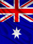 Обои Flag Of Australia 132x176