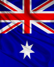 Обои Flag Of Australia 176x220