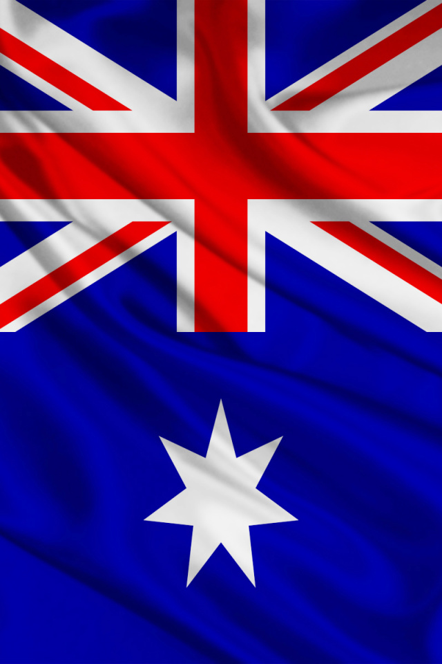 Sfondi Flag Of Australia 640x960