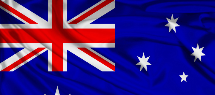 Обои Flag Of Australia 720x320