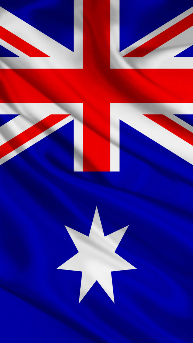 Sfondi Flag Of Australia 750x1334