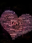 Das Words Of Love Wallpaper 132x176