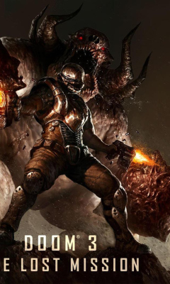 Video Game Doom 3 wallpaper 240x400