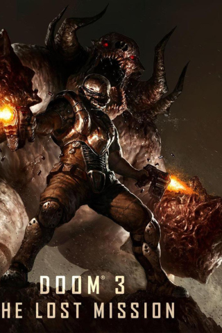 Das Video Game Doom 3 Wallpaper 320x480