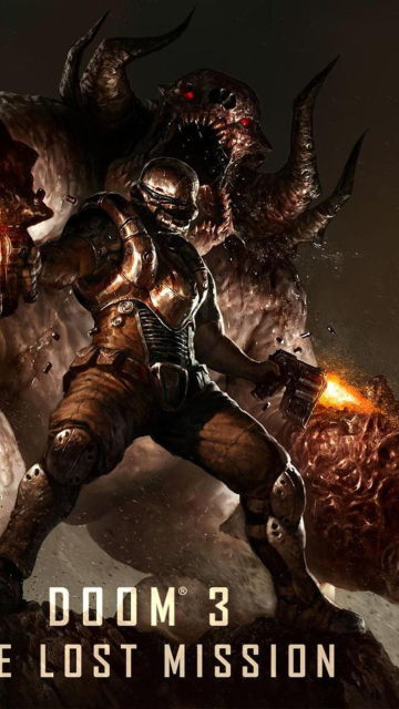 Das Video Game Doom 3 Wallpaper 360x640