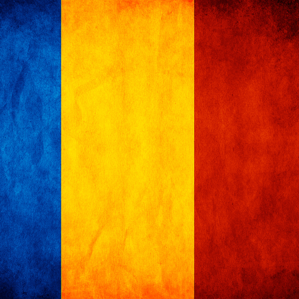 Das Romanian Flag Wallpaper 1024x1024