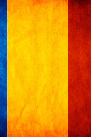 Обои Romanian Flag 320x480
