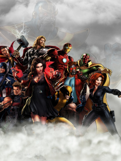 Sfondi Avengers Infinity War 2018 240x320