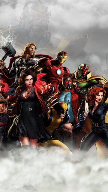 Sfondi Avengers Infinity War 2018 360x640