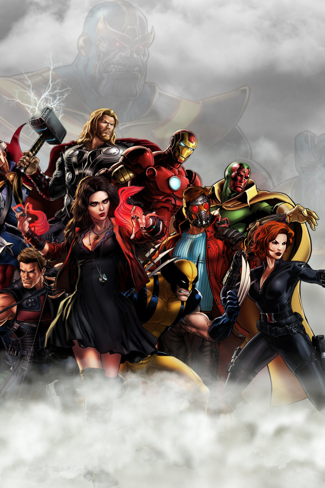 Das Avengers Infinity War 2018 Wallpaper 640x960