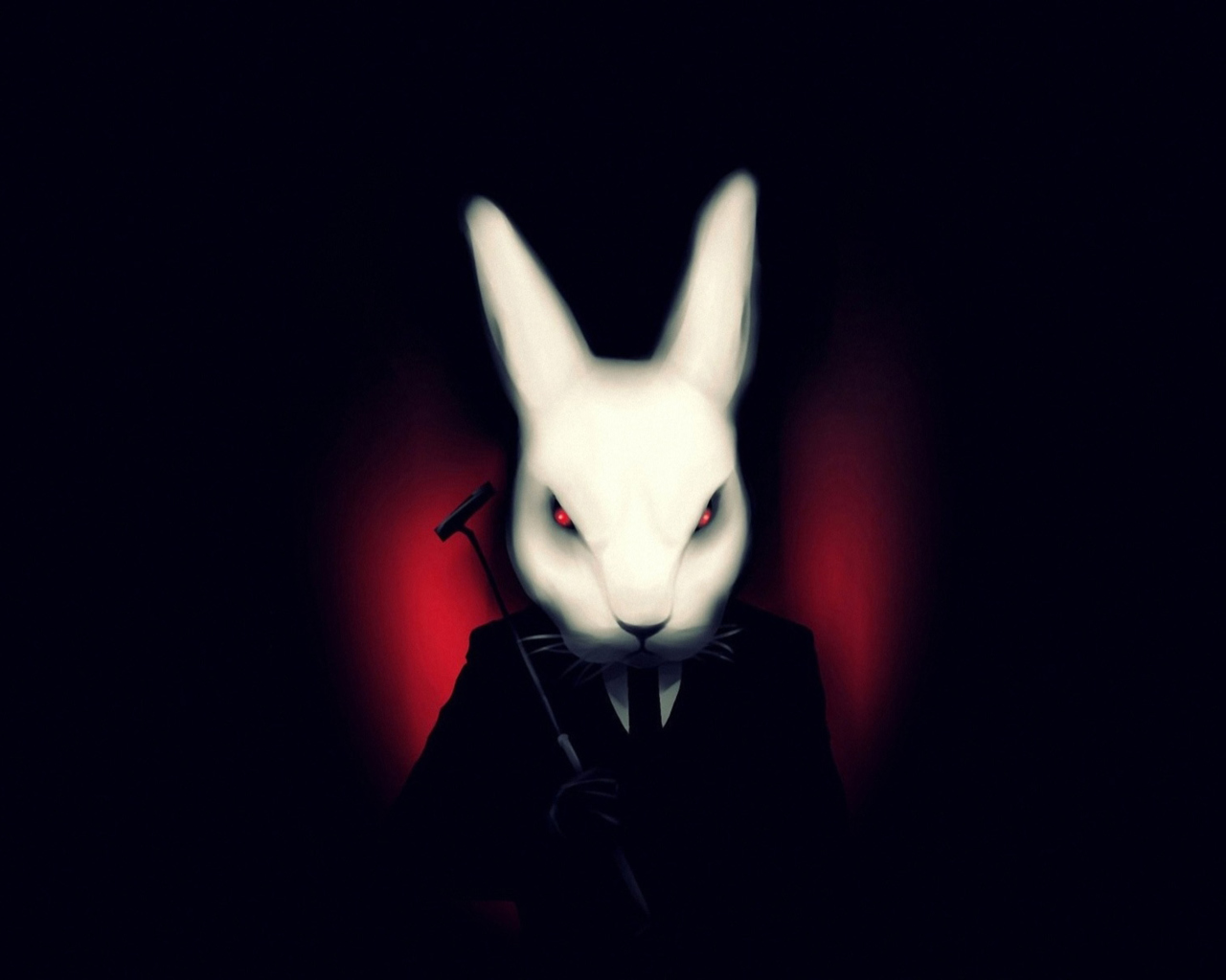 Evil Rabbit wallpaper 1280x1024
