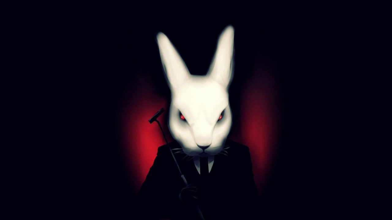 Fondo de pantalla Evil Rabbit 1280x720