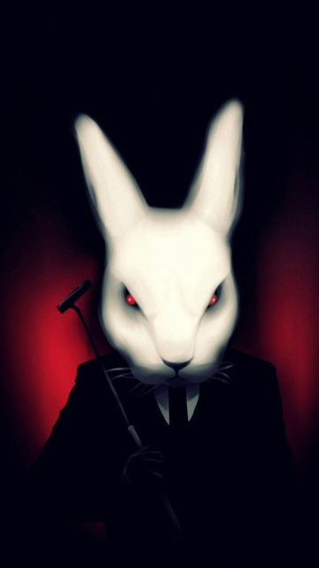 Das Evil Rabbit Wallpaper 360x640