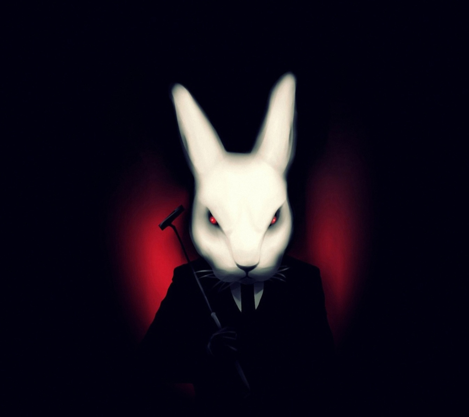 Evil Rabbit wallpaper 960x854
