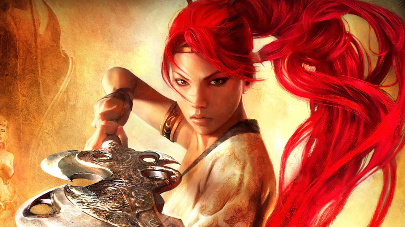 Screenshot №1 pro téma Heavenly Sword Warrior 1366x768