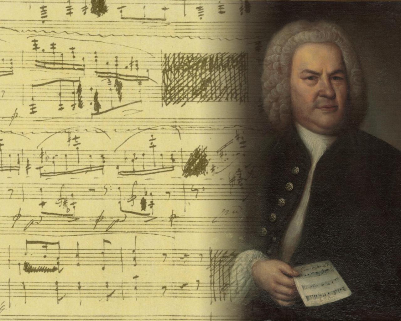 Das Johann Sebastian Bach Wallpaper 1280x1024