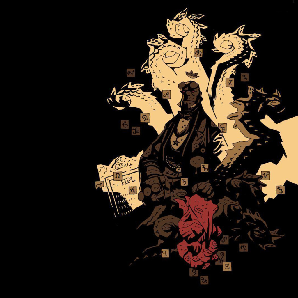 Hellboy The First 20 Years wallpaper 1024x1024