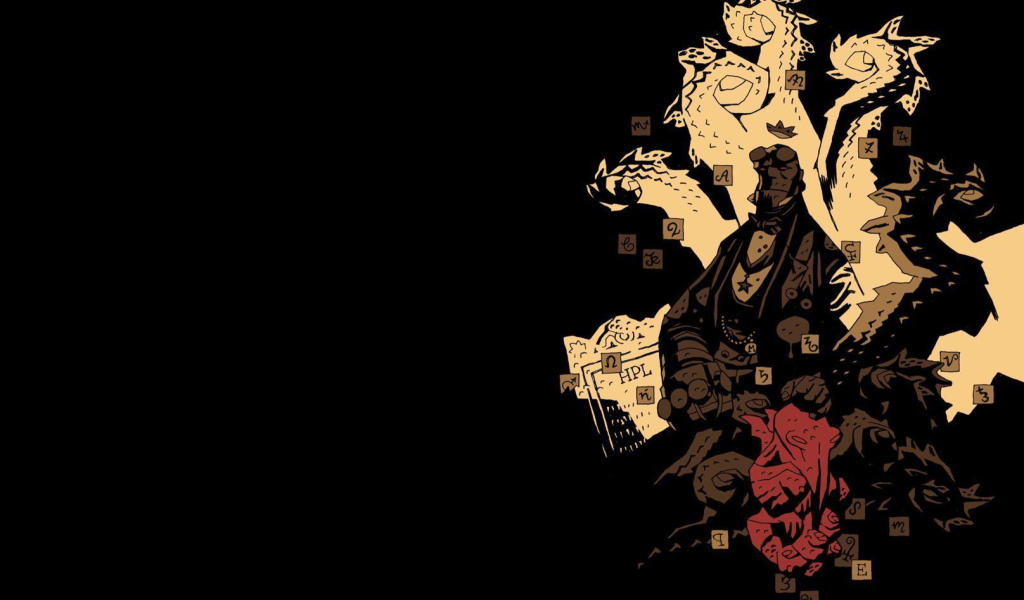 Hellboy The First 20 Years wallpaper 1024x600