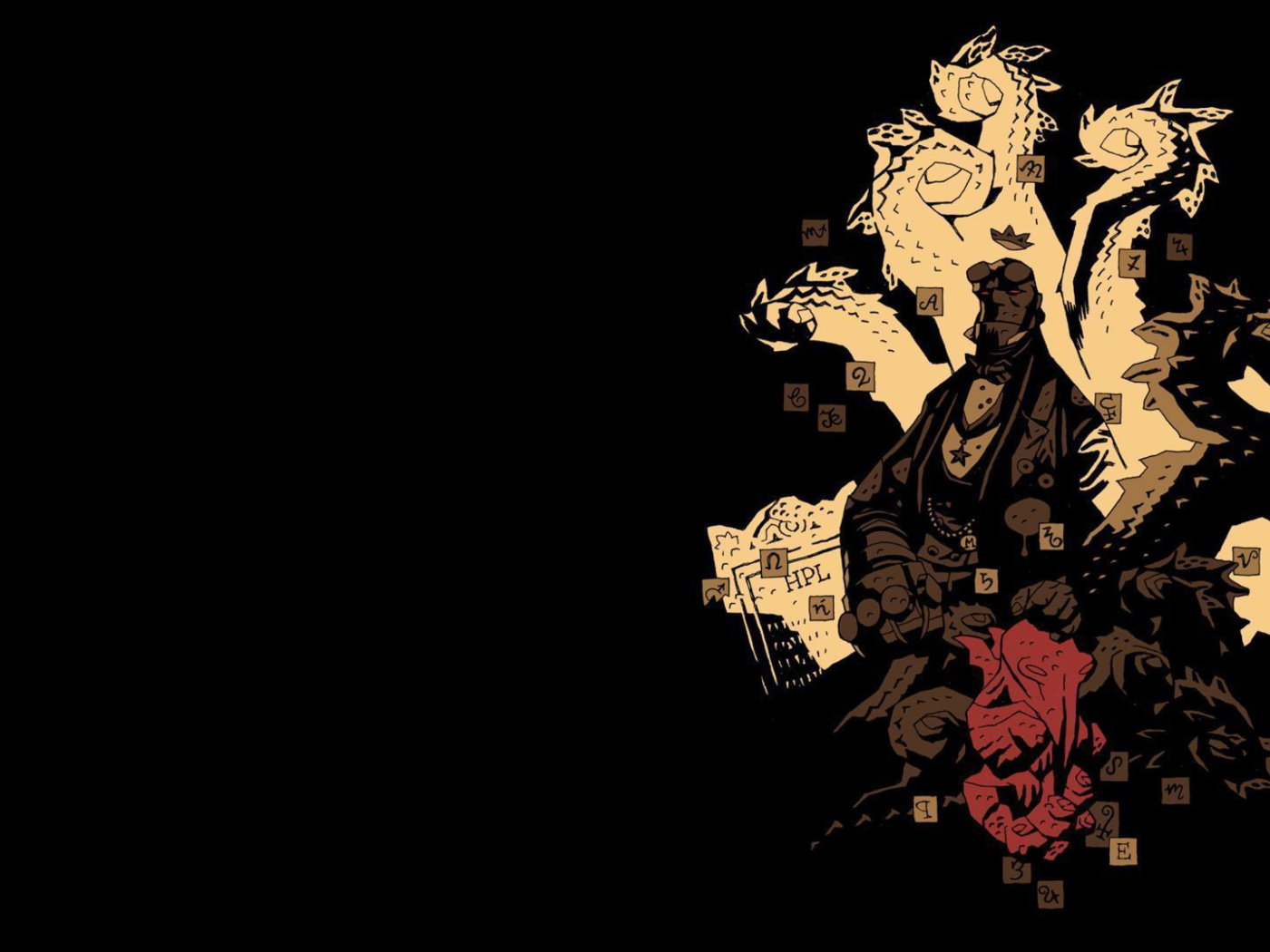 Hellboy The First 20 Years wallpaper 1400x1050
