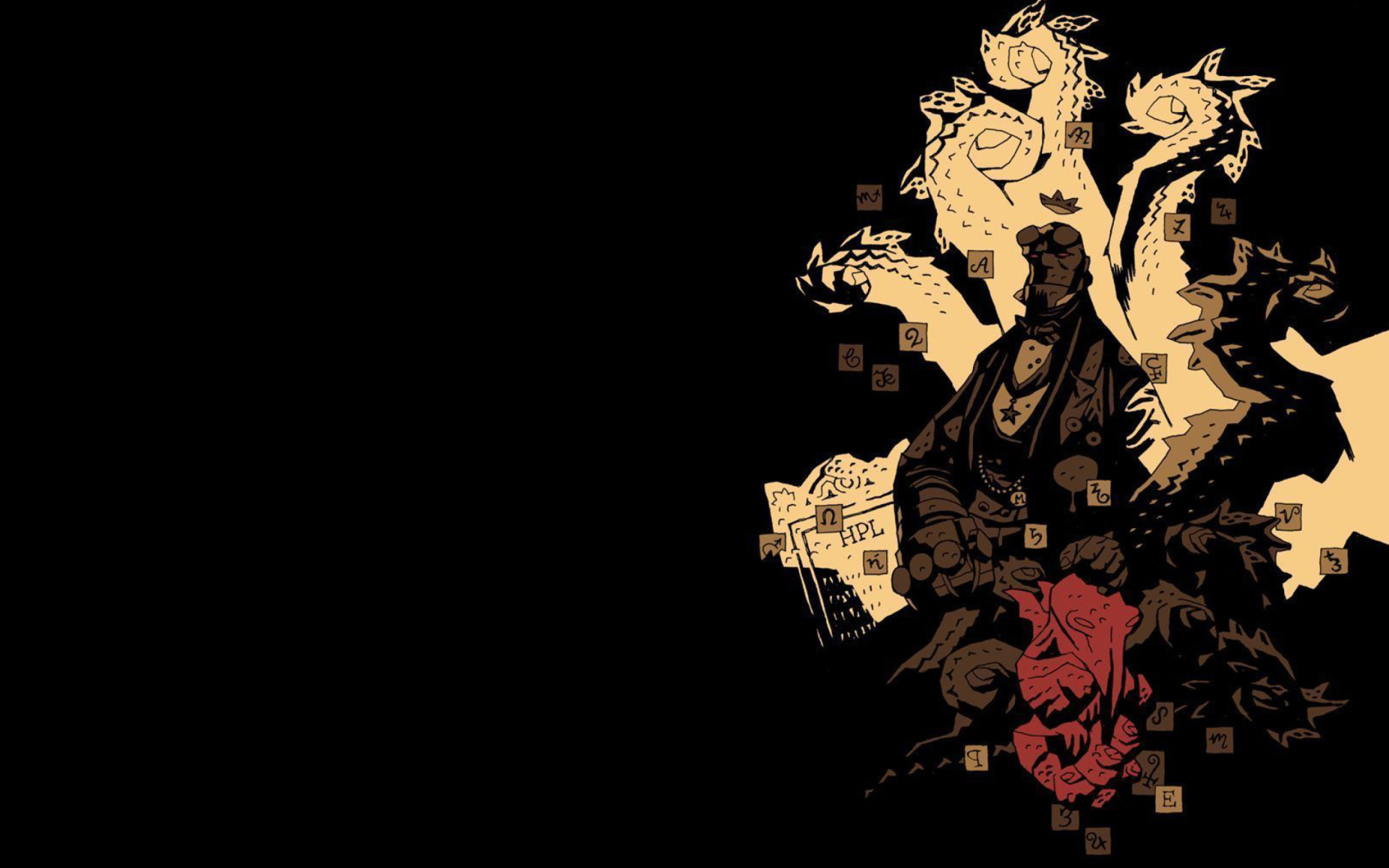Hellboy The First 20 Years wallpaper 1920x1200