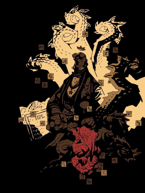 Fondo de pantalla Hellboy The First 20 Years 480x640