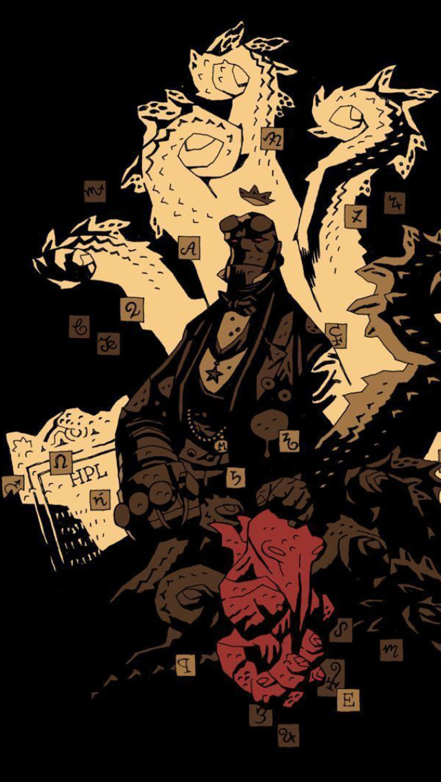 Обои Hellboy The First 20 Years 640x1136