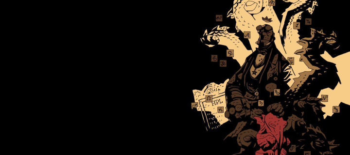 Hellboy The First 20 Years wallpaper 720x320