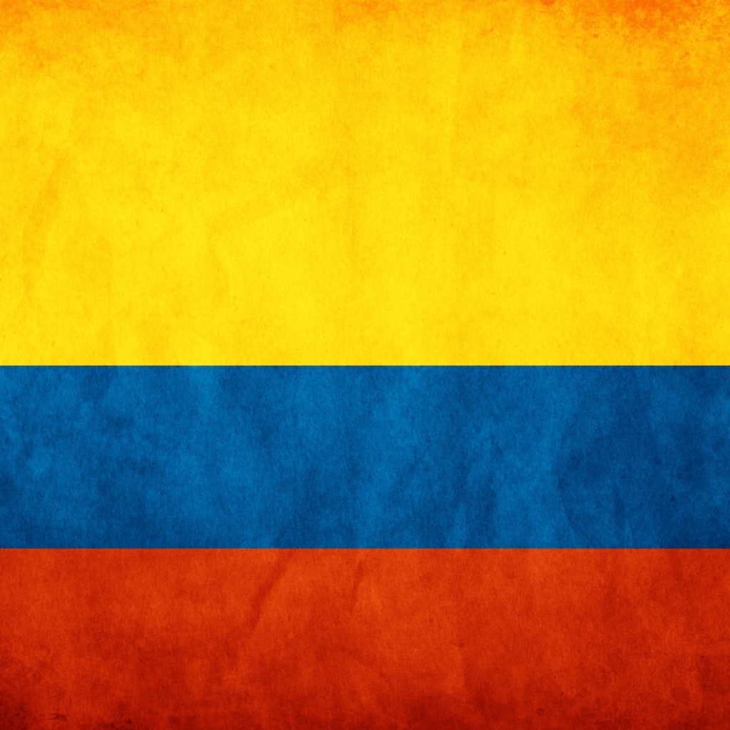 Das Colombian Flag Wallpaper 1024x1024