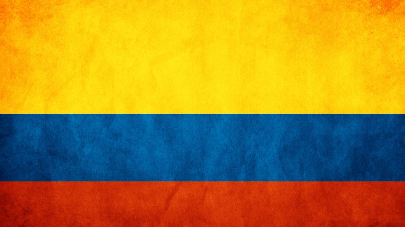 Sfondi Colombian Flag 1366x768