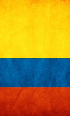 Das Colombian Flag Wallpaper 240x400