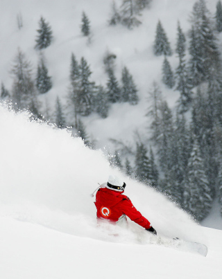 Winter Olympics Snowboarder - Obrázkek zdarma pro Nokia N97