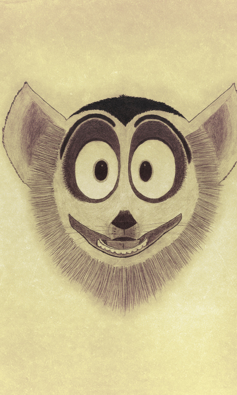 Das King Julian Wallpaper 480x800