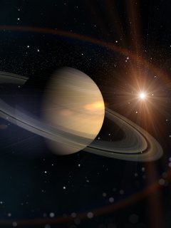 Screenshot №1 pro téma Rings Of Saturn 240x320