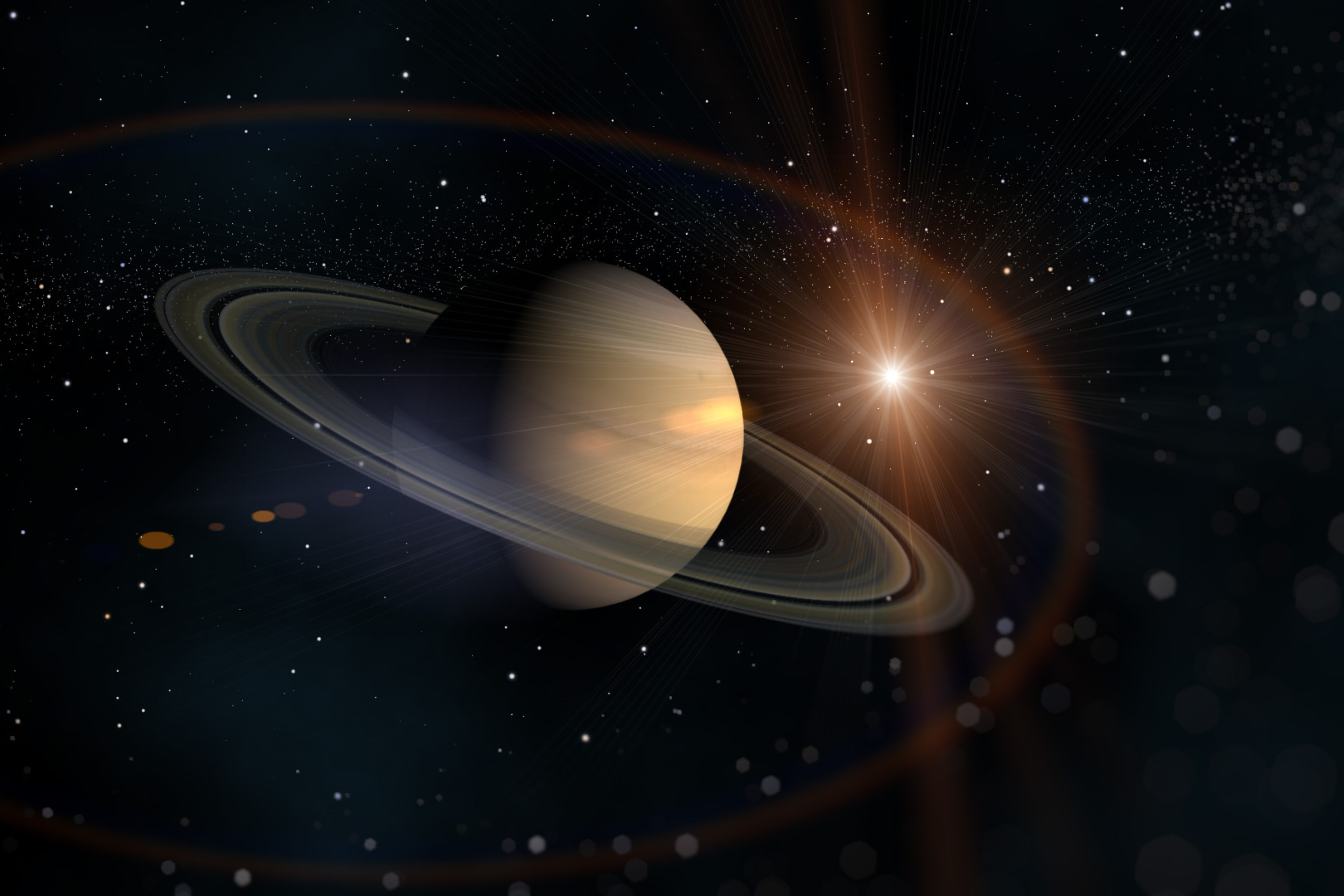 Fondo de pantalla Rings Of Saturn 2880x1920