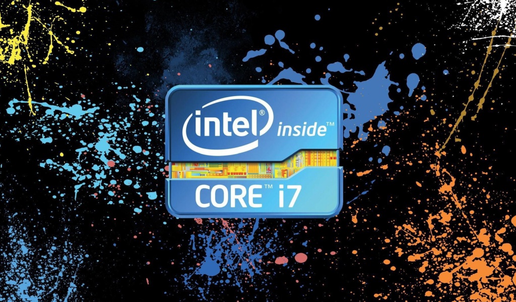 Das Intel Core i7 Wallpaper 1024x600