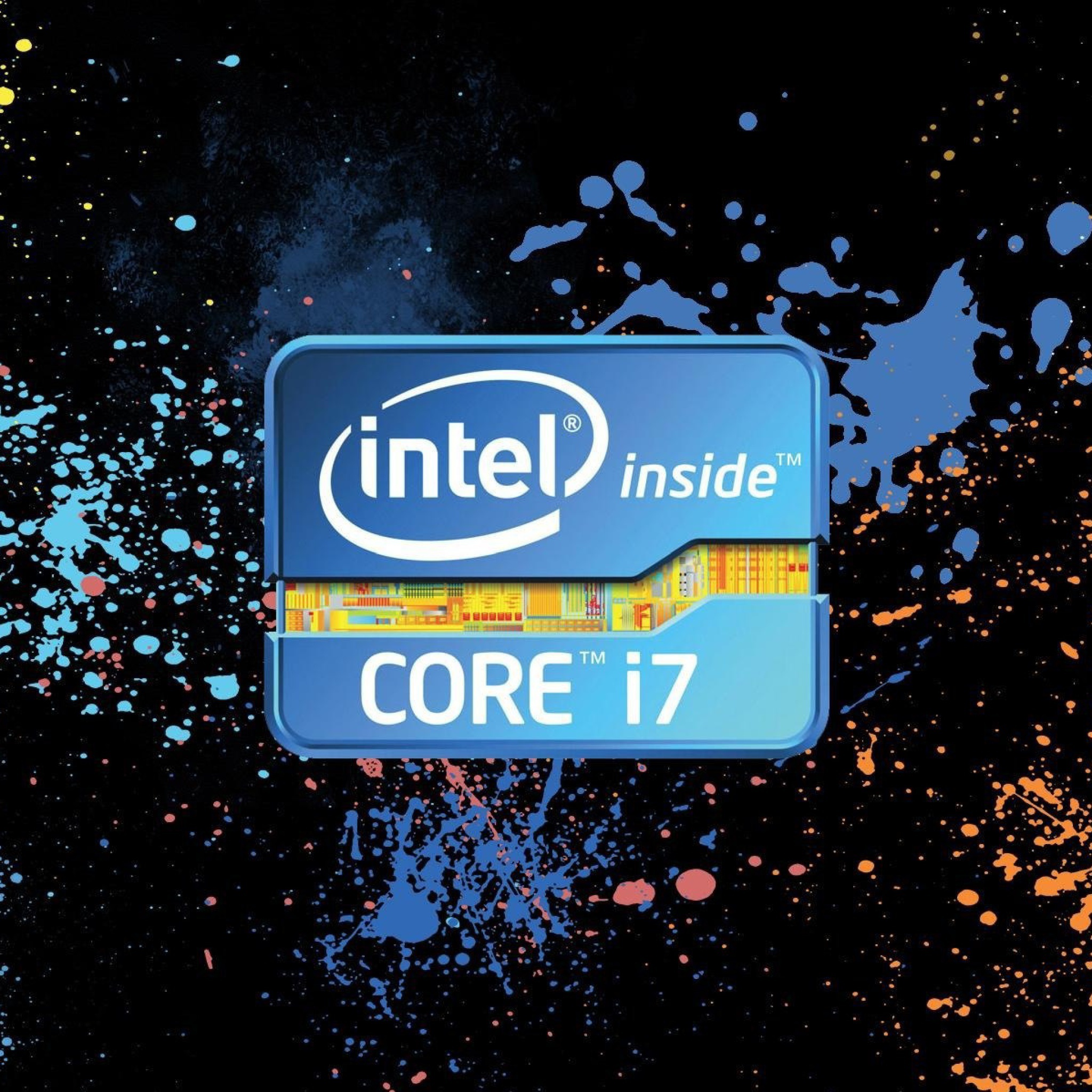Fondo de pantalla Intel Core i7 2048x2048