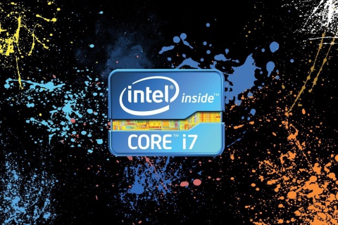 Das Intel Core i7 Wallpaper 480x320